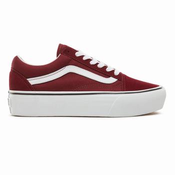 Női Vans Platform Old Skool Platform Cipő VA1725348 Királykék/Fehér